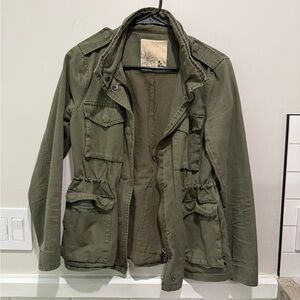 Women's Olive Green Utility Jacket